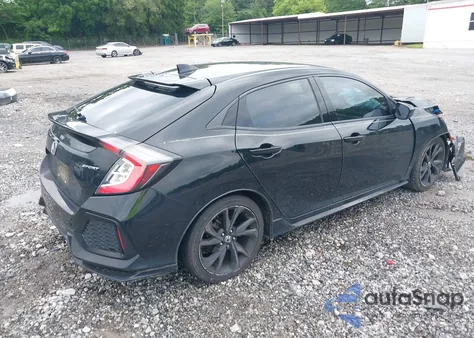 2017 Honda Civic Sport from USA, damaged, VIN SHHFK7H41HU234552